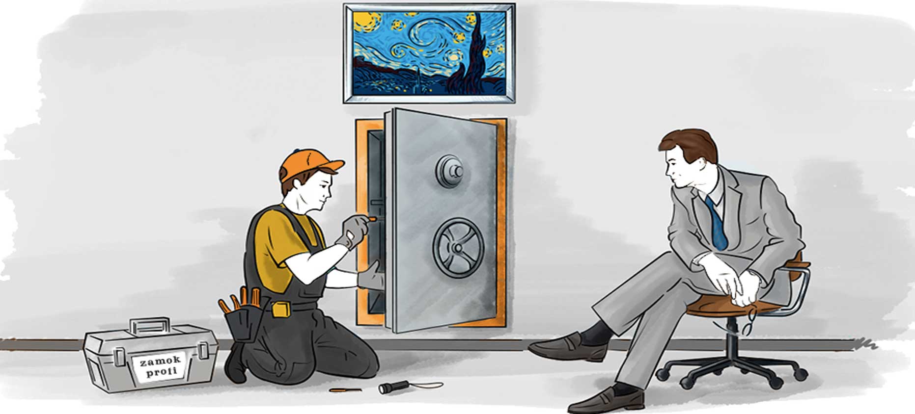 Вскрытие сейфа VALBERG